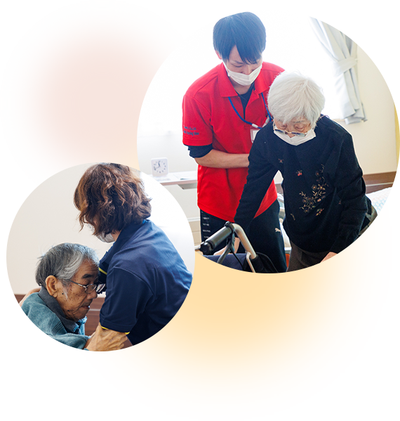 あんみナーシングホームでのお仕事の様子